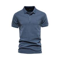 Camisas Polo Masculinas de Algodão - Manga Curta, Casual e Estilo Streetwear Camisas Polo Masculinas de Algodão - Manga Curta, Casual e Estilo Streetwear