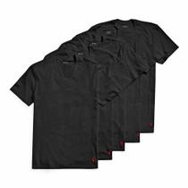 Camisas POLO RALPH LAUREN Clássicas Gola V Algodão Pacote com 5 Camisas POLO RALPH LAUREN Clássicas Gola V Algodão Pacote com 5