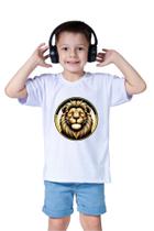 Camisera Infantil Menino Menina Leãnzinho Leão Safari Zoológico Animal Estimação Rei - RETHA ESTILOS