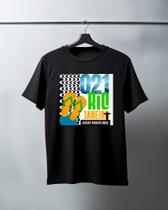 Camiseta 021 Rio De Janeiro 100% Algodão Unissex
