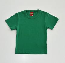 Camiseta 1/16 Kyly Verde Estilo Moderno em Algodão Macio Camiseta 1/16 Kyly Verde Estilo Moderno em Algodão Macio