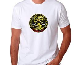 Camiseta 100% algodao cobra kai karate kid