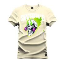 Camiseta 100% Algodão Confortável Premium Estampada Skate Board