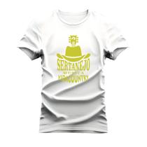 Camiseta 100% Algodão Estampada Unissex Shirt Music Agro - Vida Country