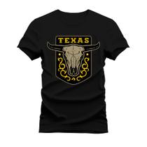 Camiseta 100% Algodão Estampada Unissex Shirt Texas Emp - Vida Country