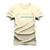 Camiseta 100% Algodão Estampada Unissex Shirt The State Of Texas