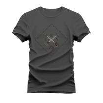 Camiseta 100% Algodão Estampada Unissex Shirt V.C.Y
