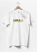 Camiseta 100% Algodão fio 30.1 unissex Libra Signo exotérico Libriano