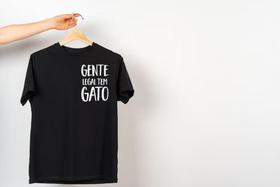 Camiseta 100% Algodão - Gente Legal Tem Gato - Mikonos