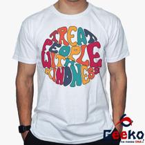 Camiseta 100% Algodão Harry Styles Treat People With Kindness Pop Geeko
