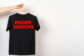 Camiseta 100% Algodão - Imagine Dragons - Mikonos