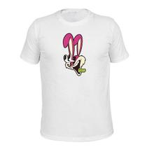 Camiseta 100% Algodão Malha 30.1 Estampada Coelho Olhos