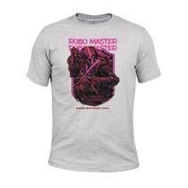 Camiseta 100% Algodão Malha 30.1 Robo Master