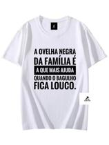 Camiseta 100% Algodão Ovelha Negra Blusa unissex