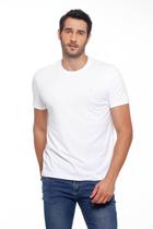 Camiseta 100% Algodão Pima Premium Branco