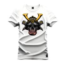 Camiseta 100% Algodão Premium Estampada New Capacete