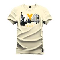 Camiseta 100% Algodão Premium Estampada Nyc History - Nexstar