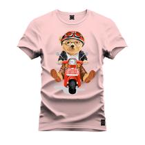 Camiseta 100% Algodão Premium Estampada Urso Mobilet