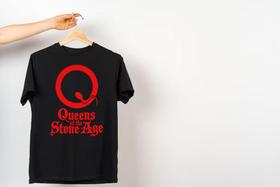 Camiseta 100% Algodão - Queens Of The Stone Age - Mikonos
