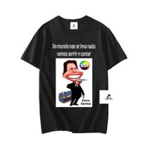 Camiseta 100% Algodão Silvio Santos Homenagem Blusa Unissex Camiseta 100% Algodão Silvio Santos Homenagem Blusa Unissex