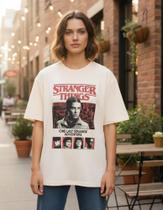 Camiseta 100% Algodão Stranger Things Our Last Strange Adventure Unisex