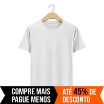 Camiseta 100% poliéster branca