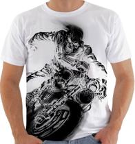 Camiseta 10443 Motoqueiro Fantasma Ghost Rider