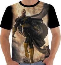 Camiseta 10482 Adão Negro Black Adam Personagem Shazam