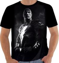 Camiseta 10487 Adão Negro Black Adam Personagem Shazam