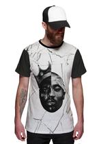 Camiseta 2pac Shakur Tupac Swag Branca Thug Life