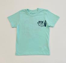 Camiseta 4/18 Johnny Fox Em Meia Malha Verde Clean