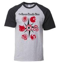 Camiseta 7 Pecados Capitais Seven Deadly Sins