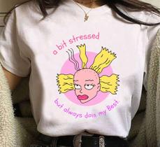 Camiseta A Bit Stressed But Always Doin My Best Cynthia Unissex