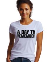 Camiseta A day to remember adtr rock metal anos 2000 M01