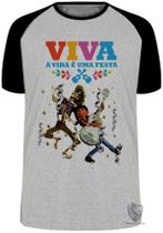 Camiseta A vida é uma festa Blusa Plus Size extra grande adulto ou infantil Camiseta A vida é uma festa Blusa Plus Size extra grande adulto ou infantil