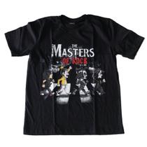 Camiseta Abbey Road Masters of Rock Sátira Beatles Adulto e Plus Size HCD479 MB
