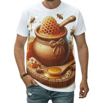 Camiseta Abelhas Inseto Voador Polinização Favo De Mel Arte Camiseta Abelhas Inseto Voador Polinização Favo De Mel Arte