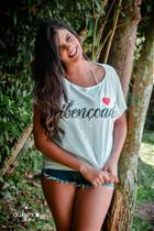 Camiseta Abençoada - T-shirt Tamanho único