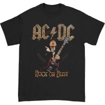 Camiseta AC/DC Angus Rock Ou Busto