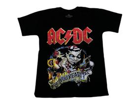 Camiseta Ac/Dc Are You Ready Blusa Extra Plus Size Banda Rock EPI156 / EPI130 Camiseta Ac/Dc Are You Ready Blusa Extra Plus Size Banda Rock EPI156 / EPI130