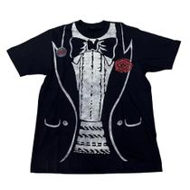 Camiseta Ac/Dc Back in Black Banda de Rock Blusa Adulto Unissex Ln101 Camiseta Ac/Dc Back in Black Banda de Rock Blusa Adulto Unissex Ln101