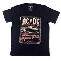 Camiseta Ac/Dc banda Rock ACDC Highway to Hell Bo632