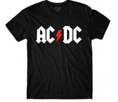 Camiseta AC/DC Banda Rock And Roll Heavy Metal