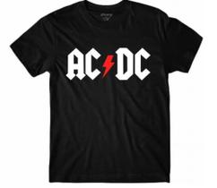 Camiseta AC/DC Banda Rock And Roll Heavy Metal Camiseta AC/DC Banda Rock And Roll Heavy Metal