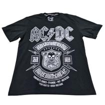Camiseta Ac/Dc Blusa Adulto Banda de Rock Unissex Bof50622