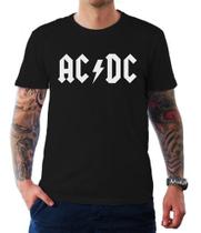 Camiseta Ac/dc Camisa Banda Acdc Rock Clássico Anos 80