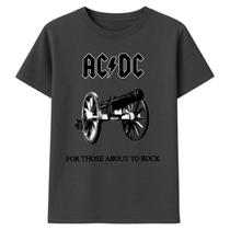 Camiseta AC/DC - For Those About to Rock Camiseta AC/DC - For Those About to Rock