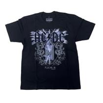 Camiseta Ac/Dc Plug me In Banda de Rock Blusa Adulto Unissex Oficial Of0170