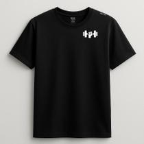 Camiseta Academia de Algodão Egípcio e Poliamida com Proteção UV