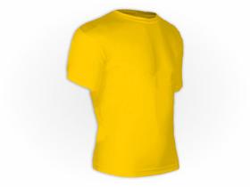 Camiseta Academia Dry Fit Colorida Amarelo Ouro